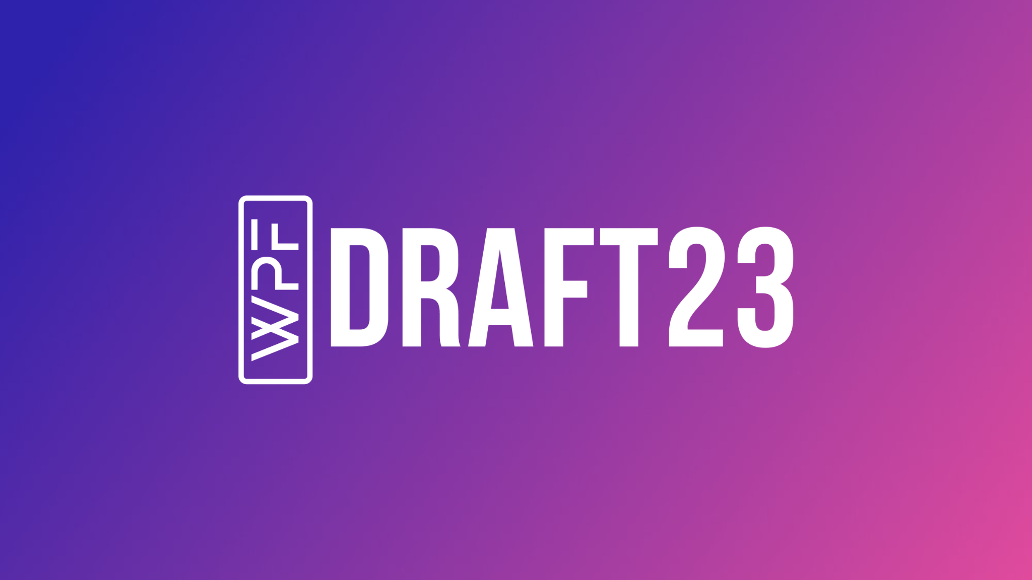 WPF Announces 2023 College Draft